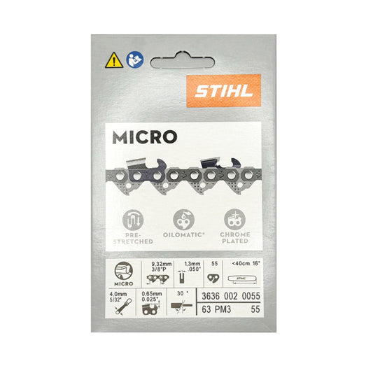 Stihl 3/8 50ga 55dl 16in Chain 63PM355E