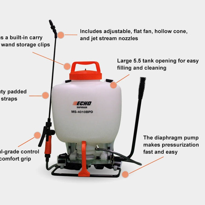 Echo 4 Gal Diaphram Sprayer MS4010BPD