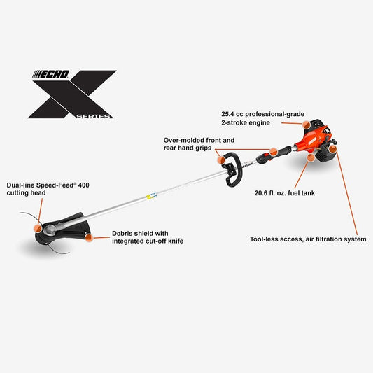 Echo Gas Trimmer 25.4cc Straight SRM2620T