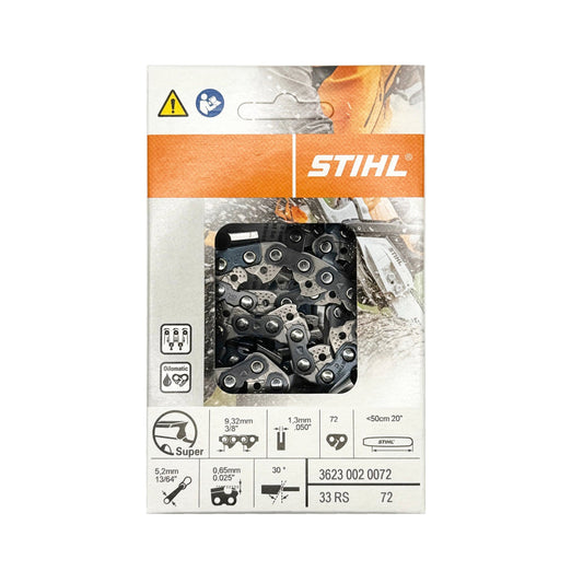 Stihl 3/8 50ga 72dl 20in Chain 33RS72E