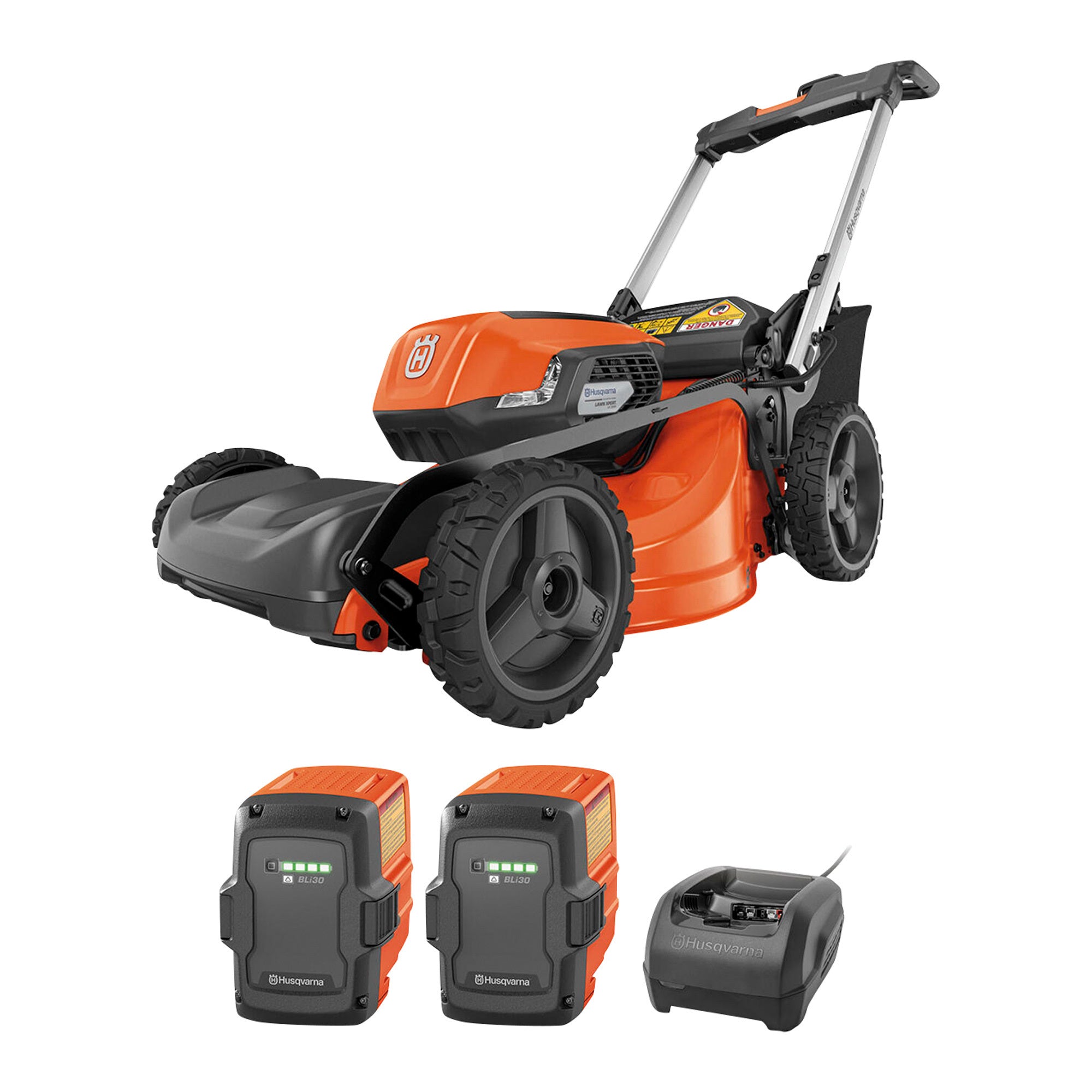 Husqvarna Lawn Xpert™ LE-322 w/ 2x battery and charger