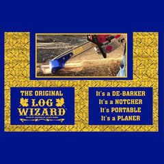 Log Wizard LOG450010 – Chainsaw Attachment for Debarking, Planing & More
