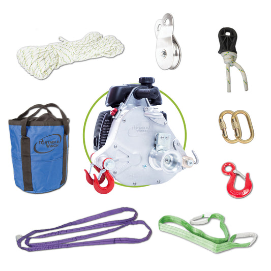 Portable Winch Pcw5000-hs Gas Capstan Winch PCW5000