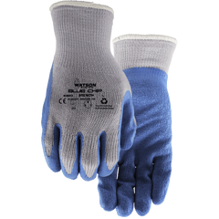 Watson Gloves Blue Chip Rubber 6pk Xlrg 320X6-XL