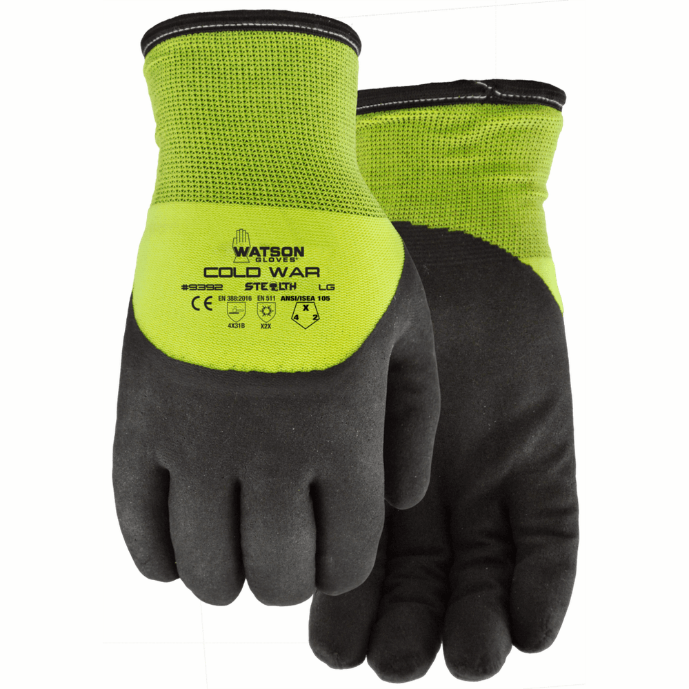 Watson Gloves Shealth Cold War Dipped Med 9392-M