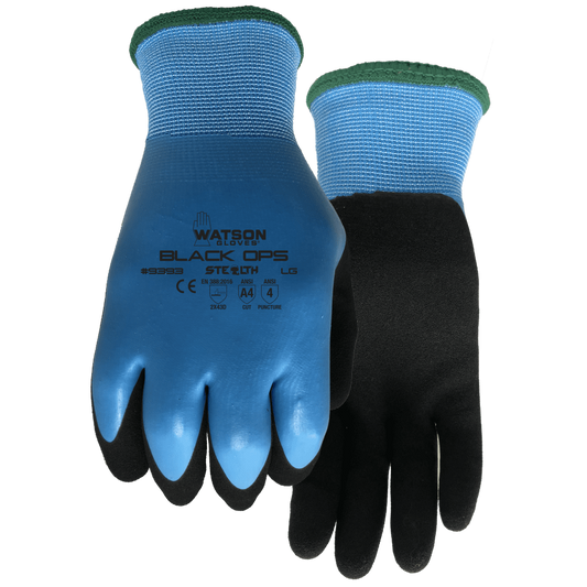 Watson Gloves Black Ops Cut Resist/waterxlrg 9393-XL