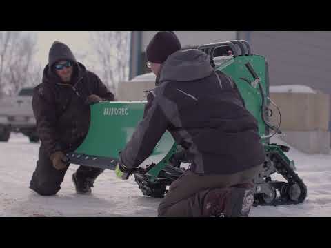 Orec Snow Rhino ZSG340 – Powerful Zero-Turn Snow Plow for Efficient Winter Clearing
