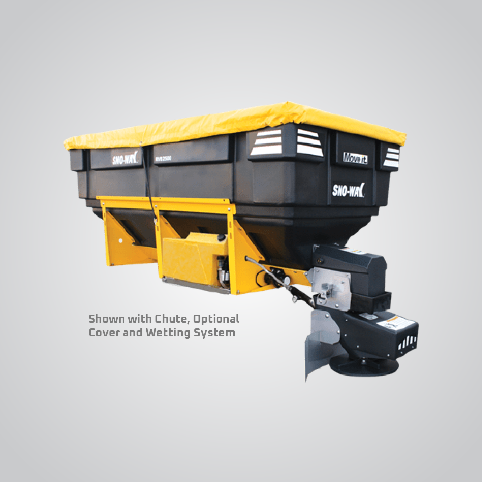 Sno-Way Salt Spreader 2.5 cubic feet RVB2500K